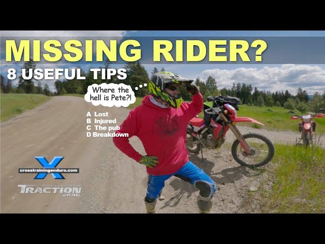 Missing a rider? 8 important safety tips ︱Cross Training Enduro