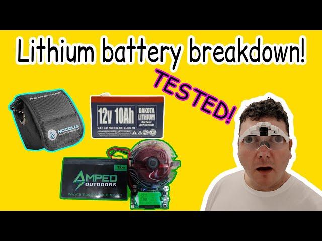 Best fish finder battery breakdown