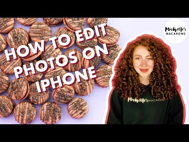 Food Photo Editing | How to Edit Photos on iPhone