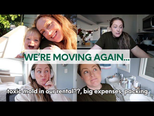 Moving Vlog - Part 1: Toxic Mold in our Rental, Big Expenses, Starting to Pack, 17 Weeks Pregnant