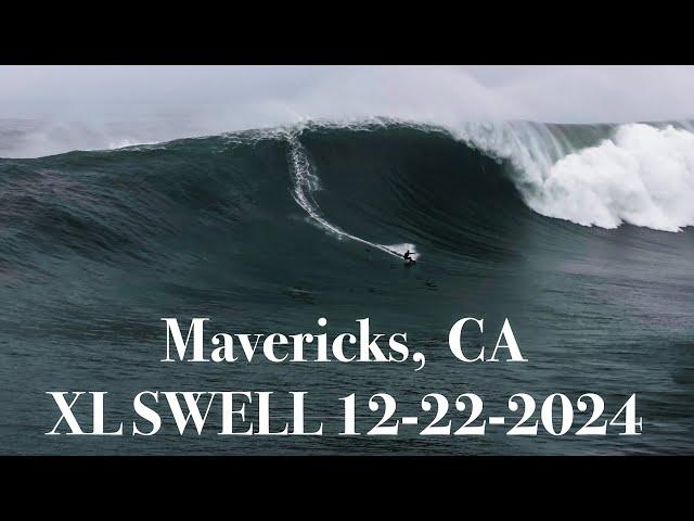 MASSIVE XL swell hits MAVERICKS!!