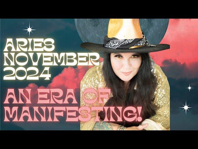 Aries November Horoscope - A brand new era of manifesting! Pluto brings gifts