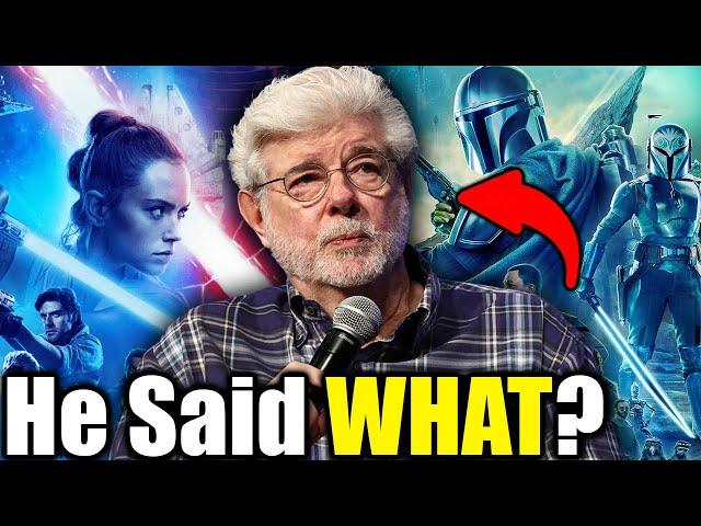 George Lucas Said THIS About Disney STAR WARS! What He REALLY Said!