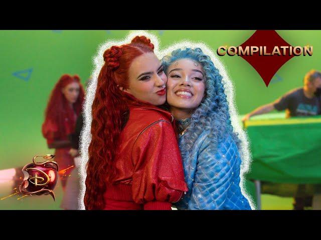 Descendants: The Rise of Red | Day in the Life | Behind the Scenes | Compilation |@DisneyDescendants