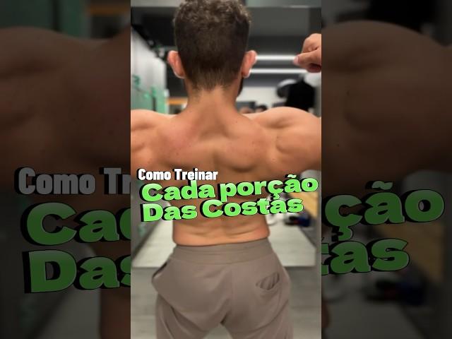 Como treinar cada porção das costas! Como treinar costa! #short #shorts #treinodecostas #gym