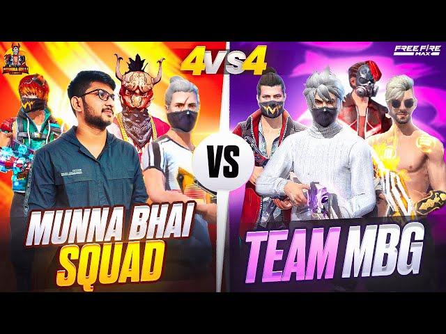 Munna Bhai Squad Vs Team MBG (Special Video)  - Munna Bhai Gaming- Free Fire Telugu