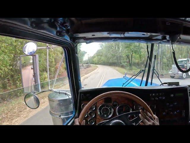 POV Going Through Some Woods In a Kenworth W900! (Pt.1)