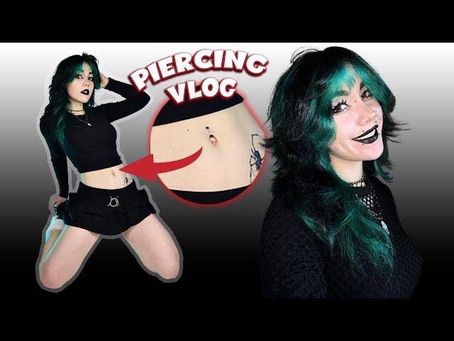 So I got my bellybutton pierced.... [Vlog]