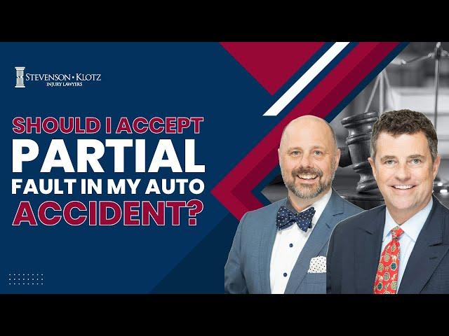 Should I Accept Partial Fault In My Auto Accident?