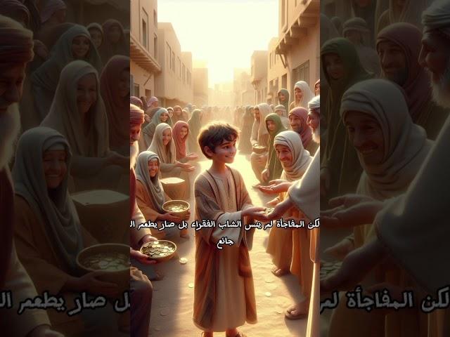 "طفل فقير طلب الدعاء... فحدث ما لم يتوقعه أحد!" #youtubeshorts #قصص_الأنبياء #القرآن