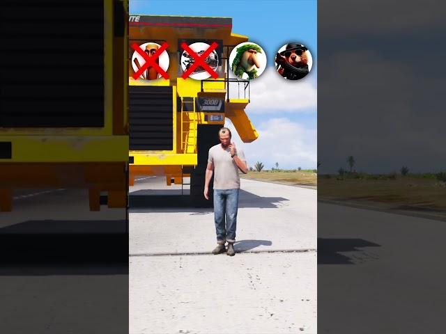 DUMP CHALLENGE tung tung tung sahur in GTA 5 #gta5
