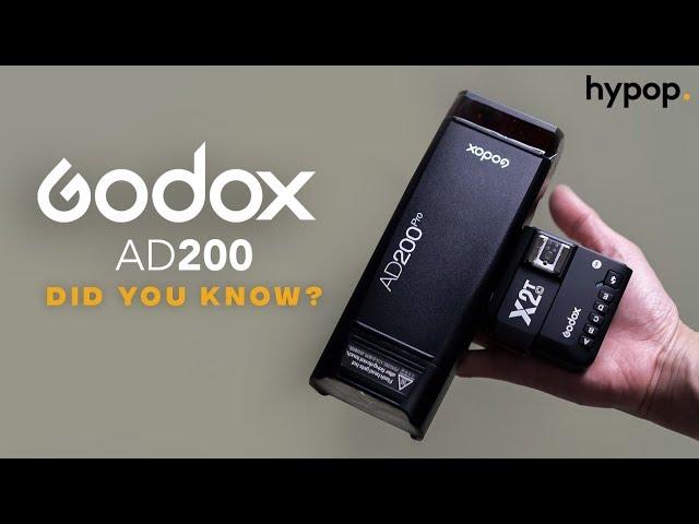 Godox AD200 / AD200 Pro Witstro Portable Outdoor Flash Strobe Tips and Tricks | Did You Know?