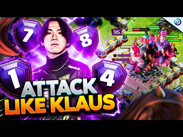 KLAUS finished RANK 1 with EASIEST + STRONGEST Strategy at TH16 | Best Legend Attacks