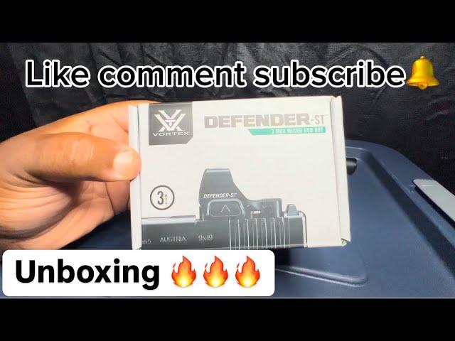 Vortex defender st 3 MOA red dot unboxing ! #2ndamendment #edc #subscribe #fortnite