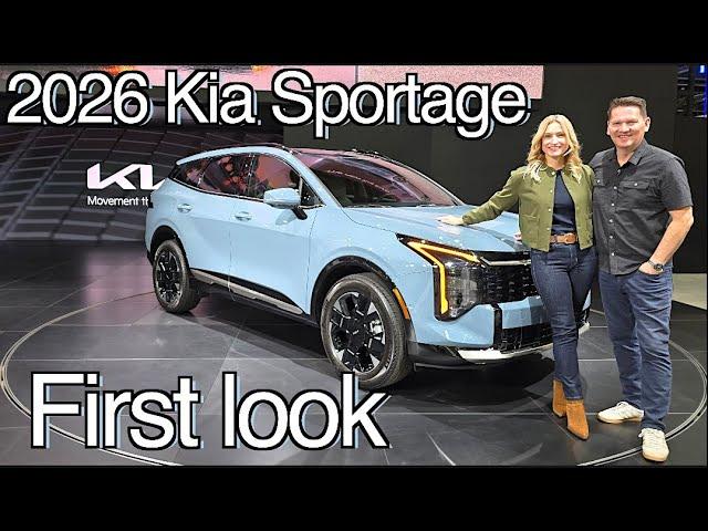 The new 2026 Sportage first look // Less edgy design, more features