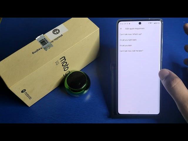 Motorola edge 50 Neo: SMS quick response | how to enable messages quick response Moto edge 50