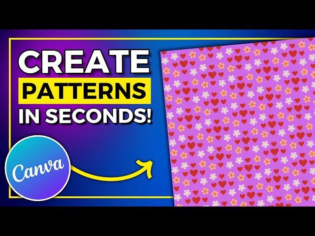 Create Patterns In SECONDS With Canva