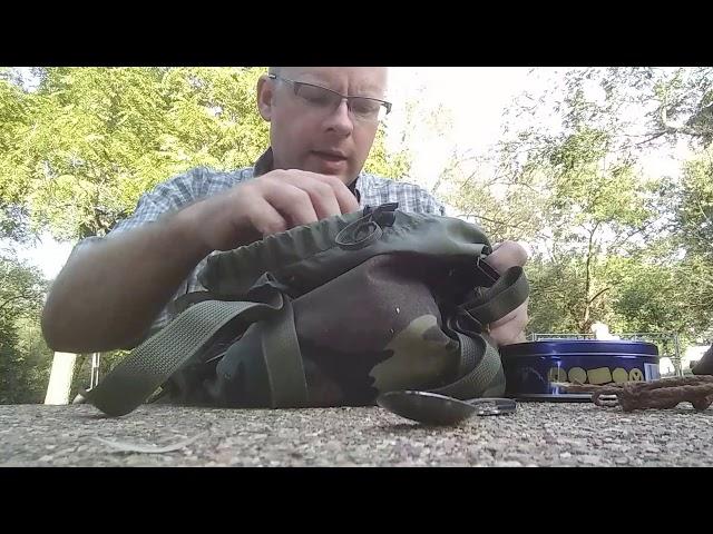 Up close look at my surplus Bushcraft/Survival belt kit