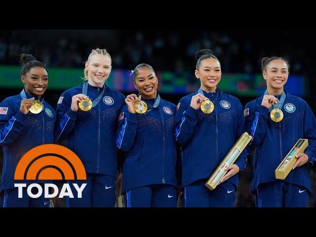 US women’s gymnastics team dazzles to gold at Paris Olympics