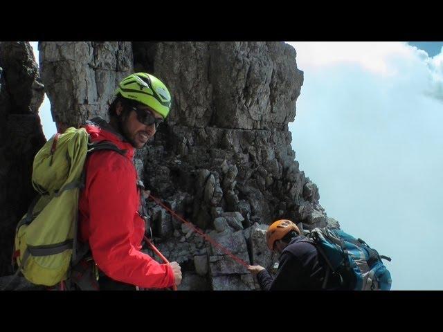 Abseilen Grosse Zinne Klettertour Dolomiten - Abenteuer Alpin 2012 (Folge 4.6)