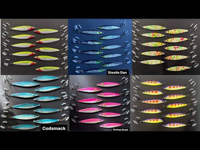 Reel Michigan Anglers King Salmon Jigging Spoons With Heavy Duty 3x Stong Hooks Michigan Made Tackle