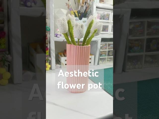 let's make aestheticeasy flower pot