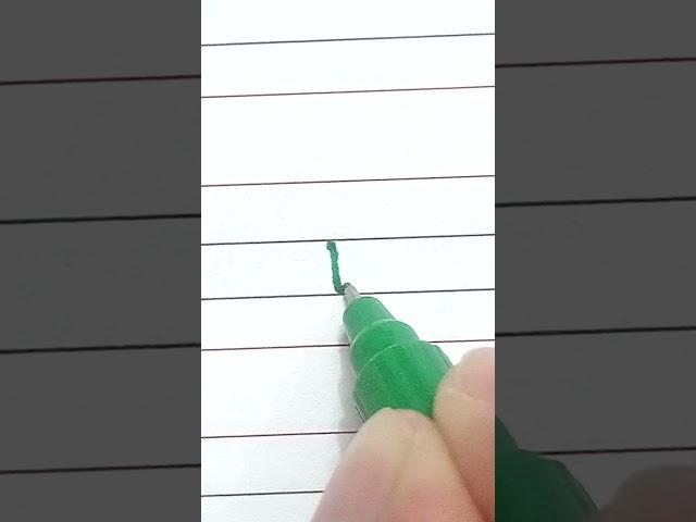 v - How to write English small letters a to z | Cursive writing a to z #shorts