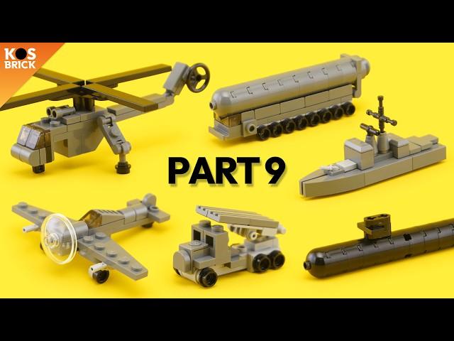 Lego Military Mini Vehicles - Part 9 (Tutorial)