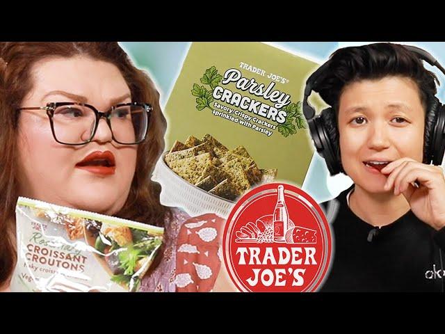 Jen & Kristin Try Every New TRADER JOE'S ITEM For June | Kitchen & Jorn