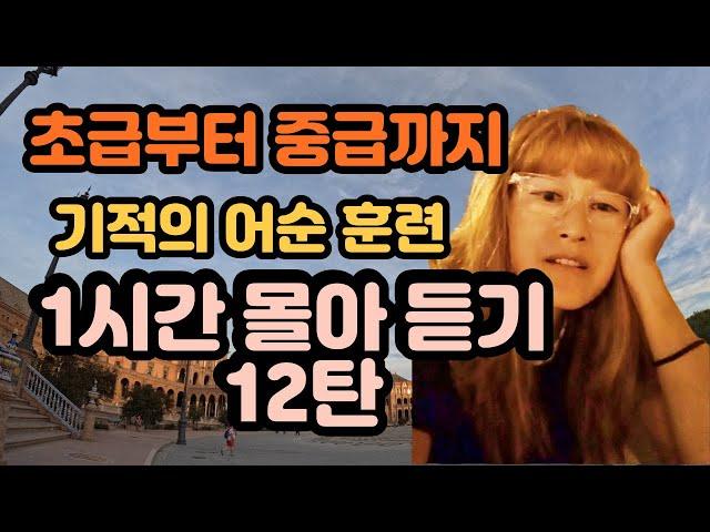 [로지스쿨]25분으로 끝내는 영어어순 시리즈 12탄/1시간 몰아듣기