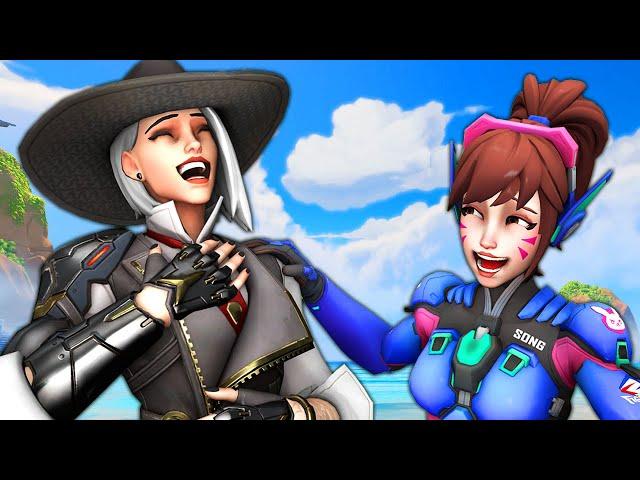 OVERWATCH but we can't stop laughing