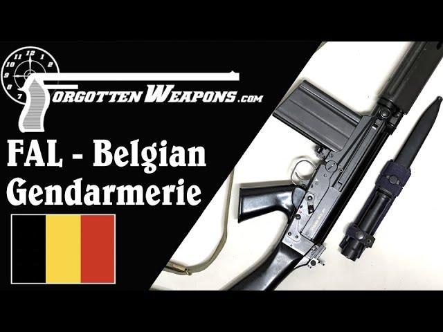 Belgian Gendarmerie FAL w/ DSA Receiver