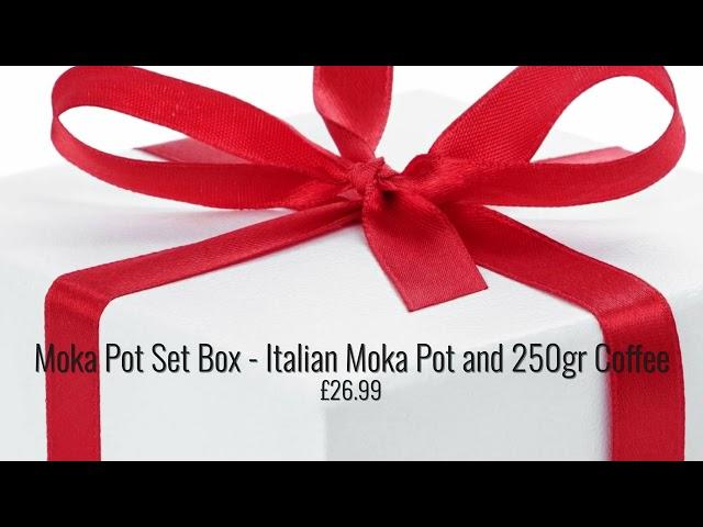 CAFFÈ AMICI  - Moka Pot Set Box  - Italian Moka Pot and 250gr Coffee