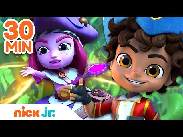 Escarlata Puts a Magic Spell on Santiago of the Seas  w/ Lorelai | 30 Minute Compilation | Nick Jr.