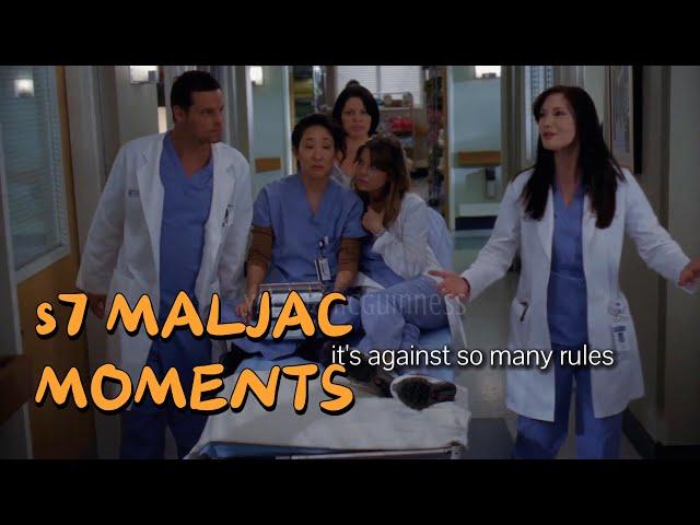 s7 Maljac Moments (Grey's Anatomy) | yelenamcguinness | 4K |