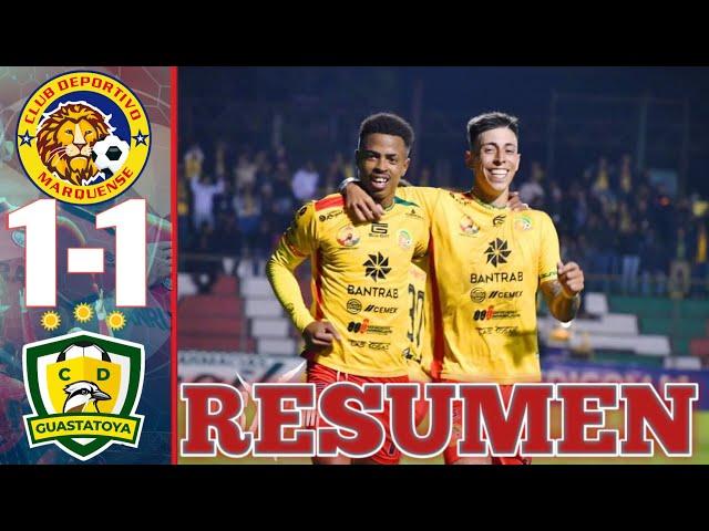 Marquense vs Guastatoya 1-1 RESUMEN Y GOLES JORNADA 10 APERTURA 2024