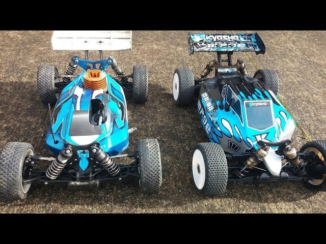 Nitro vs Electric - Rc Cars drag race