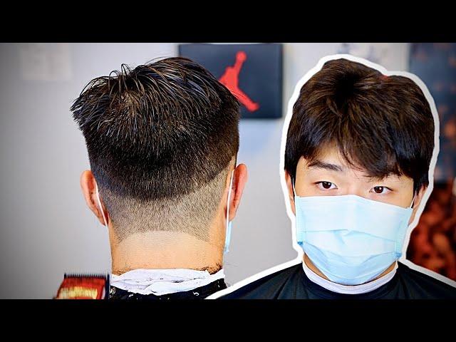 Asian Men Haircut | Is ASIAN HAIR the MOST DIFFICULT to FADE? Tutorial