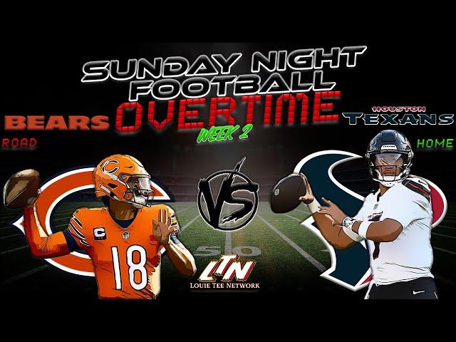 Chicago Bears @ Houston Texans | Sunday Night Football Wk 2 | Instant Postgame Analysis LIVE!