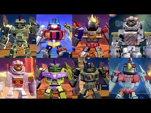 Angry Birds Transformers - ALL GIANT BOTS - Full Game play