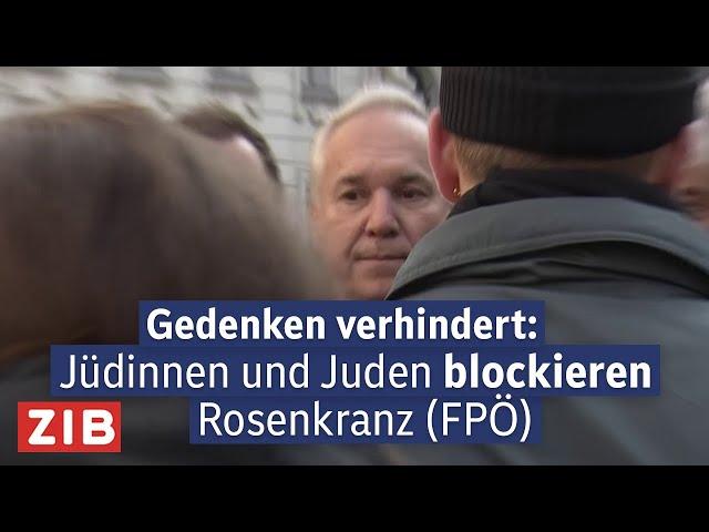 Protest gegen Rosenkranz: Der FPÖ-Nationalratspräsident spricht von „Gewalt“