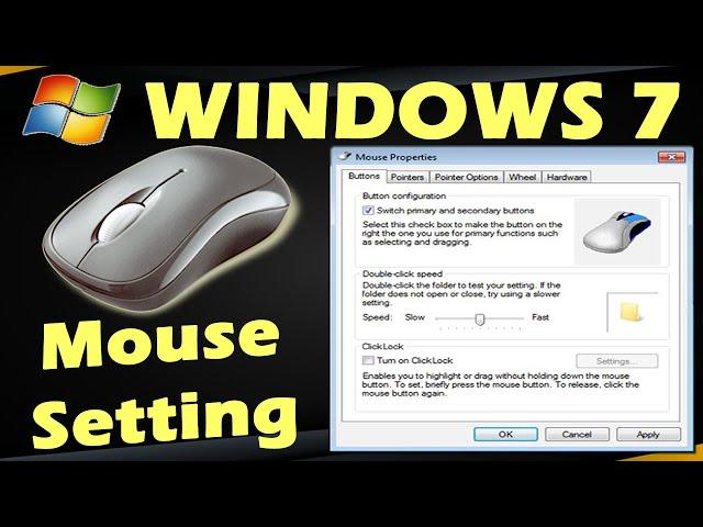 Mouse Setting In Windows7 | mouse scroll settings windows 7 | mouse cursor settings windows 7 |Mouse