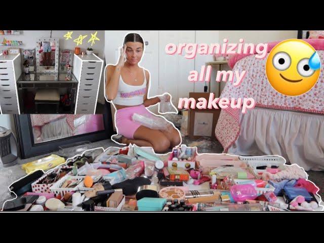 ORGANIZE MY VANITY WITH ME | spring cleaning 