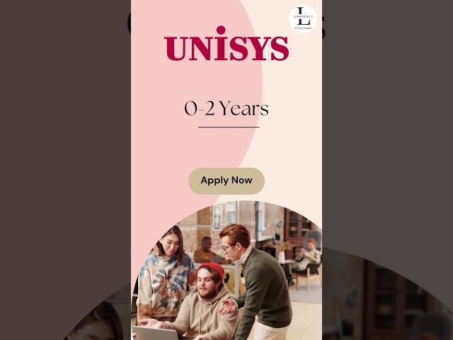 Unisys is hiring Associate Developer #unisys #associate #job #jobsearch #jobalert