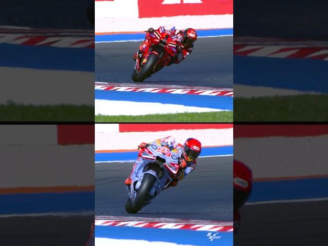 Pecco and Marc last corner comparison! | 2024 #EmiliaRomagnaGP