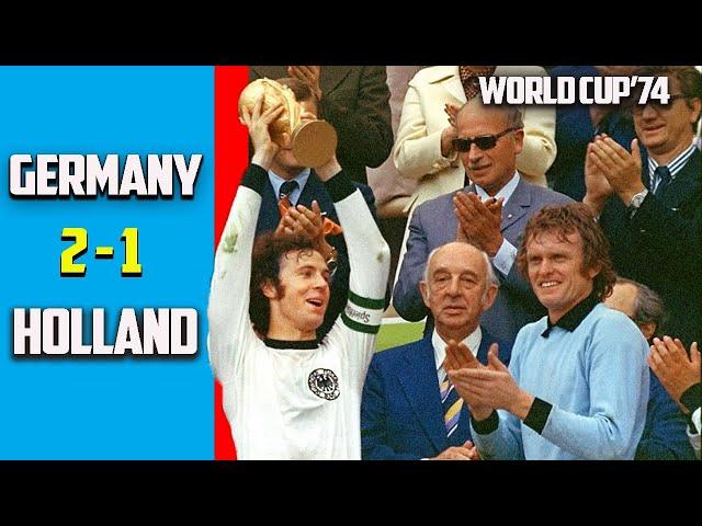 West Germany vs Netherlands 2 - 1 Highlights Final World Cup 1974