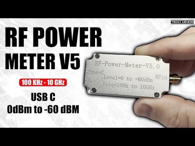 100 KHz - 10 GHz USB RF Power Meter V5