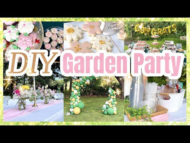 DIY FLOWER GARDEN PARTY IDEAS | Floral Party Decor DIYS