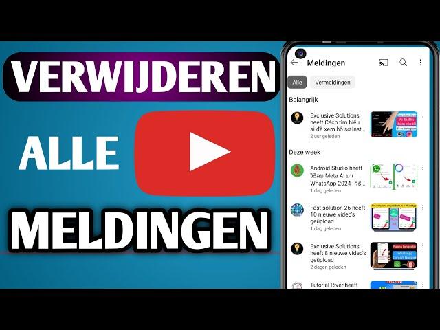 Hoe permanent alle meldingen op YouTube te verwijderen (laatste update)