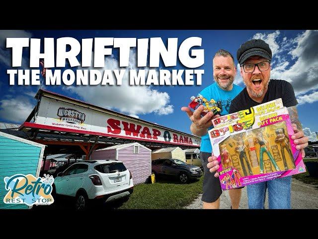 Thrifting Swap-O-Rama In Webster Florida For Deals On Physical Media & Retro Toys | Thrift With Me